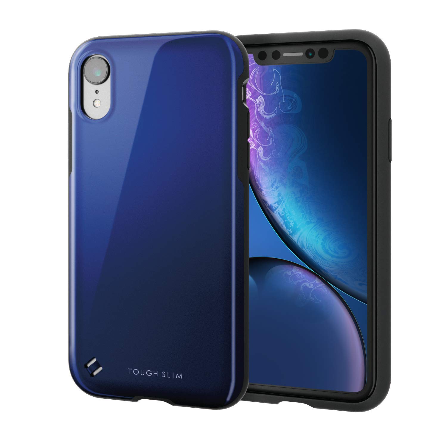 Amazon.co.jp: エレコム iPhone XR ケース 衝撃吸収 TOUGH SLIM リング